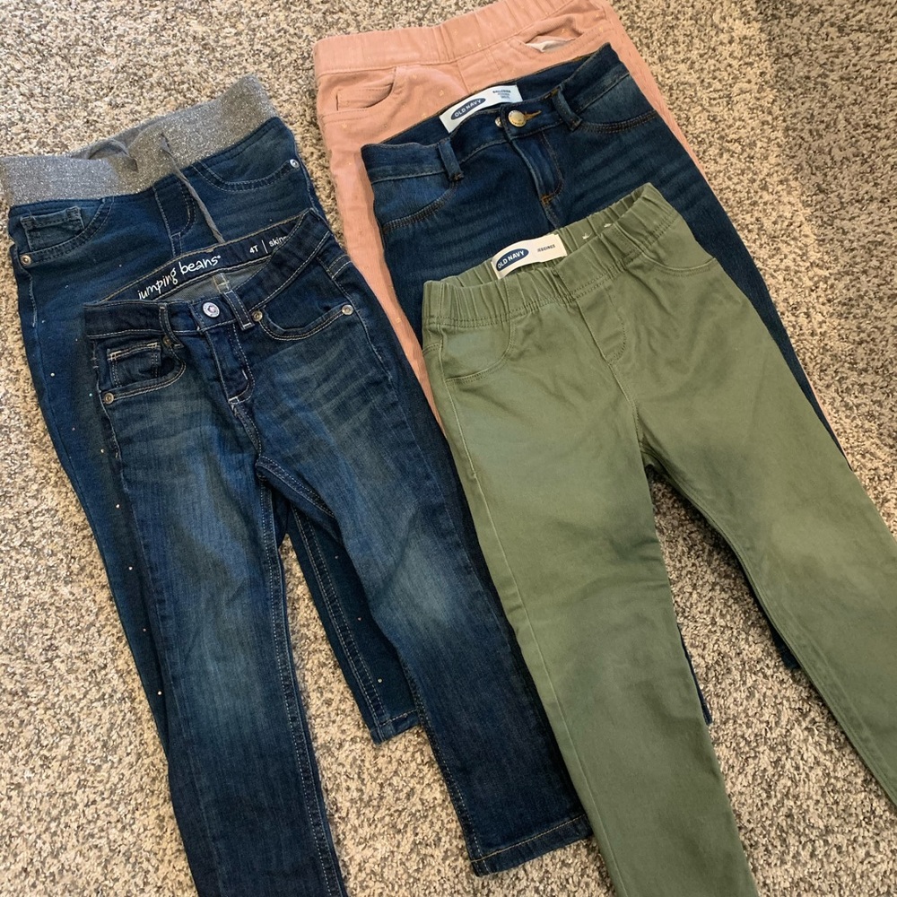 Girls 4T bundle, jeans